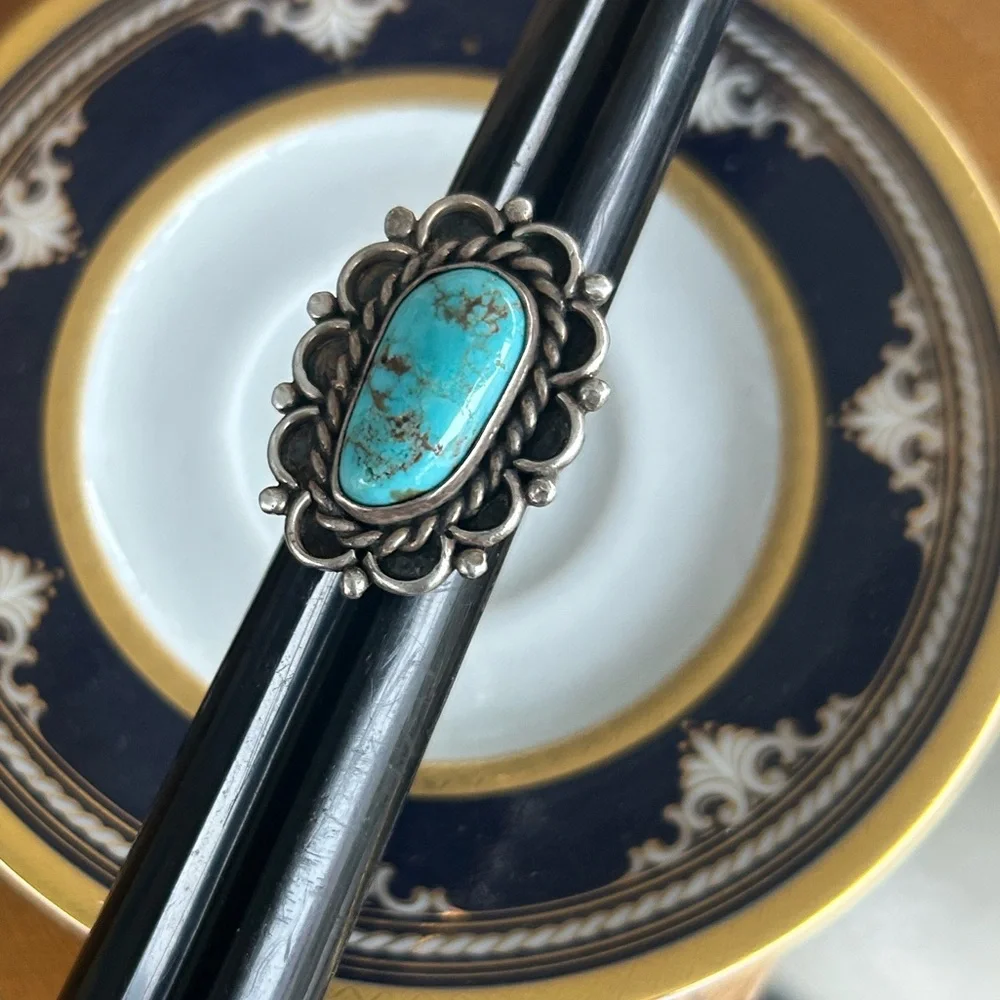Vintage NavajoTurquoise Silver RING